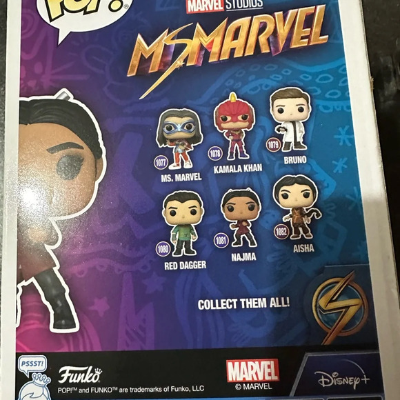 NWT Funko Pop - Ms Marvel 1081 - Najma - Picture 2 of 3